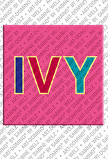 ART-DOMINO® BY SABINE WELZ IVY - Aimant avec le nom  IVY