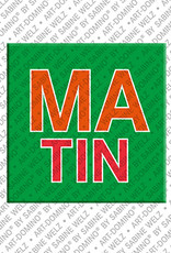 MAGNET-STORIES MATIN - Magnet mit dem Vornamen MATIN