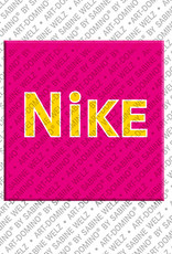 ART-DOMINO® BY SABINE WELZ NIKE - Magnet with the name NIKE