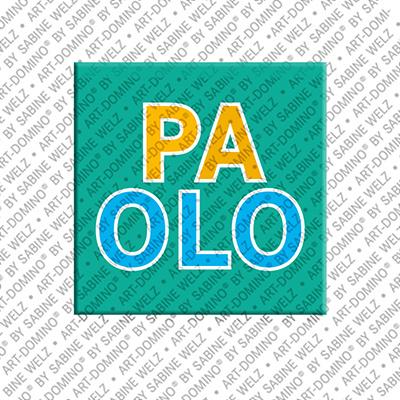 MAGNET-STORIES PAOLO - Magnet mit dem Vornamen PAOLO