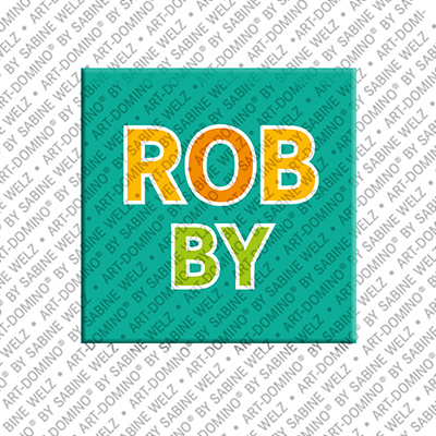 MAGNET-STORIES ROBBY - Aimant avec le nom  ROBBY