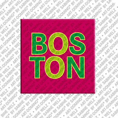 MAGNET-STORIES Boston – Schriftzug