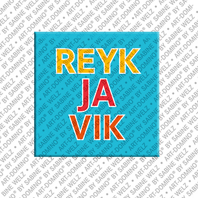 MAGNET-STORIES Reykjavik – Lettering