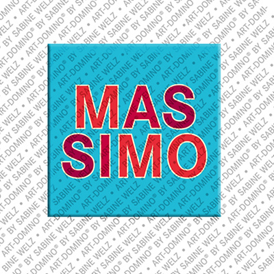 MAGNET-STORIES MASSIMO - Magnet with the name MASSIMO