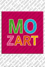 ART-DOMINO® BY SABINE WELZ MOZART - Aimant avec le nom  MOZART