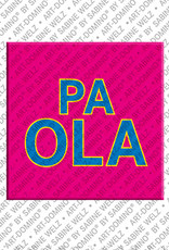 MAGNET-STORIES PAOLA - Magnet with the name PAOLA