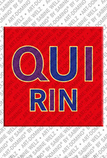 MAGNET-STORIES QUIRIN - Magnet mit dem Vornamen QUIRIN