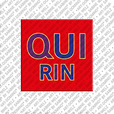 MAGNET-STORIES QUIRIN - Aimant avec le nom  QUIRIN