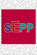 MAGNET-STORIES Sepp – Magnet with the name Sepp