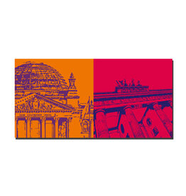 MAGNET-STORIES Picture on canvas - Berlin - 69411