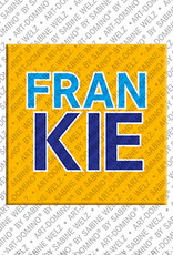 ART-DOMINO® BY SABINE WELZ FRANKIE - Magnet with the name FRANKIE