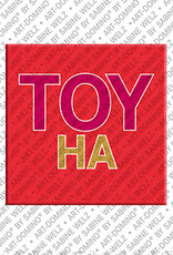 ART-DOMINO® BY SABINE WELZ TOYHA - Aimant avec le nom  TOYHA
