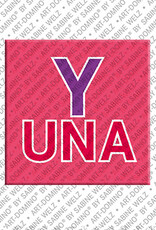 MAGNET-STORIES YUNA - Magnet with the name YUNA