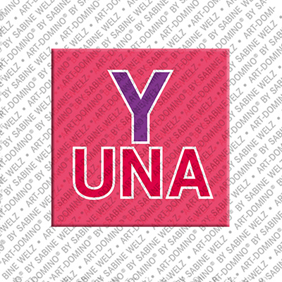 MAGNET-STORIES YUNA - Aimant avec le nom  YUNA