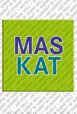 MAGNET-STORIES Maskat – Schriftzug