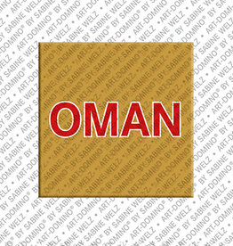 ART-DOMINO® BY SABINE WELZ Magnet - Oman