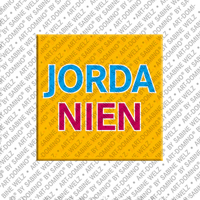 MAGNET-STORIES Jordanien – Schriftzug
