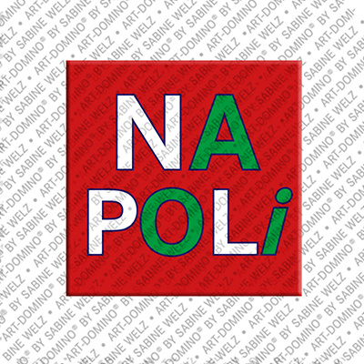 ART-DOMINO® BY SABINE WELZ Napoli – Schriftzug