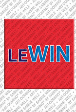 MAGNET-STORIES LEWIN - Aimant avec le nom  LEWIN
