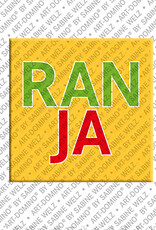 MAGNET-STORIES RANJA - Magnet mit dem Vornamen RANJA