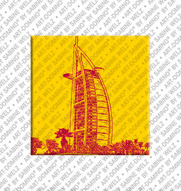 ART-DOMINO® BY SABINE WELZ Magnet - Vereinigte Arabische Emirate - Dubai - 01