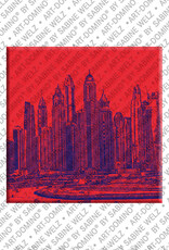 ART-DOMINO® BY SABINE WELZ Dubai – Skyline/ Dubai Marina