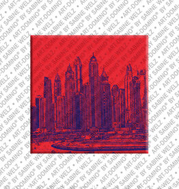 ART-DOMINO® BY SABINE WELZ Magnet - Vereinigte Arabische Emirate - Dubai - 06