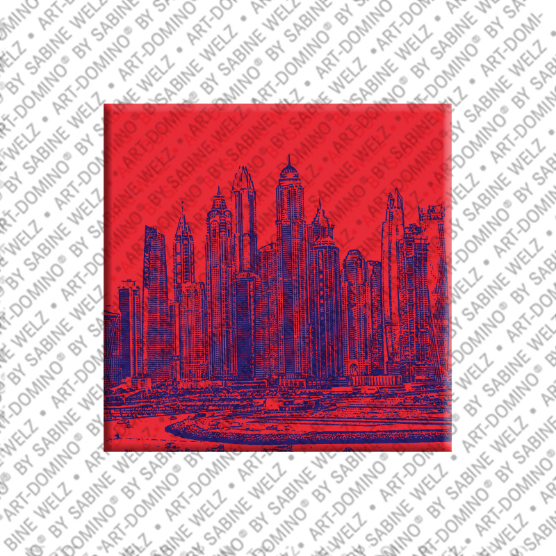 ART-DOMINO® BY SABINE WELZ Dubai – Skyline/ Dubai Marina