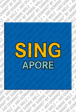 MAGNET-STORIES Singapour - Lettrage