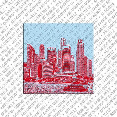 ART-DOMINO® BY SABINE WELZ Singapore – Skyline