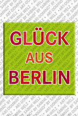 ART-DOMINO® BY SABINE WELZ GLÜCK AUS BERLIN - Magnet GLÜCK AUS BERLIN