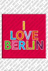ART-DOMINO® BY SABINE WELZ I LOVE BERLIN - Aimant I LOVE BERLIN
