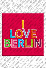 ART-DOMINO® BY SABINE WELZ I LOVE BERLIN - Magnet I LOVE BERLIN