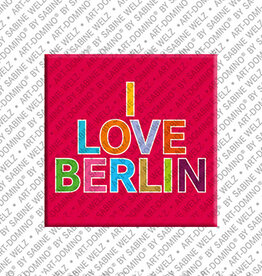 ART-DOMINO® BY SABINE WELZ Aimant - I LOVE BERLIN