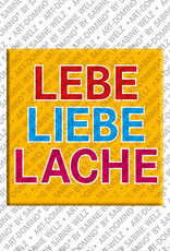 ART-DOMINO® BY SABINE WELZ LEBE LIEBE LACHE - Magnet LEBE LIEBE LACHE