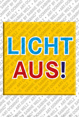 ART-DOMINO® BY SABINE WELZ LICHT AUS ! - Aimant LICHT AUS !