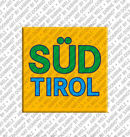 ART-DOMINO® BY SABINE WELZ Magnet - Italien - Süd-Tirol - 00