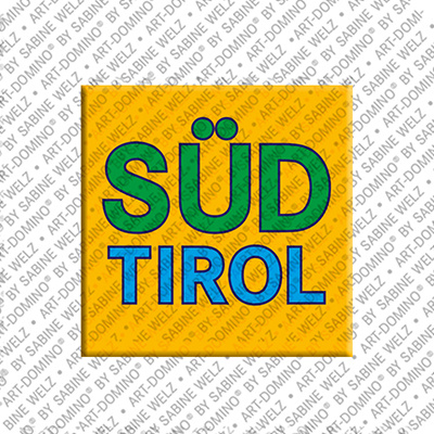 ART-DOMINO® BY SABINE WELZ Süd-Tirol - Lettering