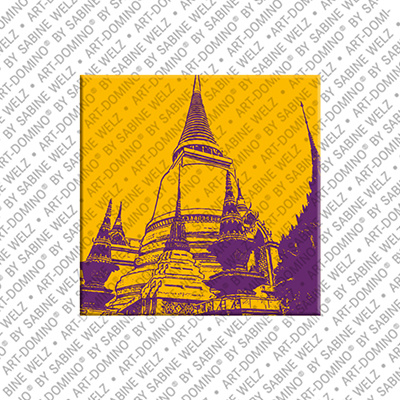 ART-DOMINO® BY SABINE WELZ Bangkok - Phra Sri Rattana Chedi im Wat Phra Kaeo