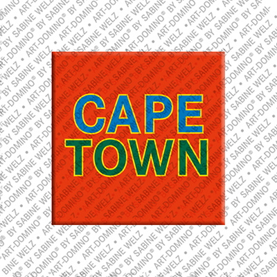 ART-DOMINO® BY SABINE WELZ Cape Town - Schriftzug