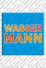 ART-DOMINO® BY SABINE WELZ Wassermann - Magnet - Sternzeichen - Wassermann