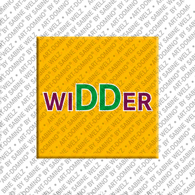 ART-DOMINO® BY SABINE WELZ Widder - Magnet - Star sign - Widder