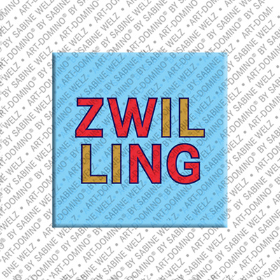 MAGNET-STORIES Zwilling - Aimant - Signe astrologique - Zwilling