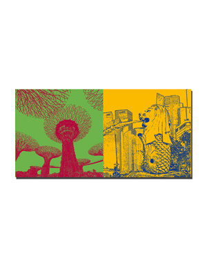 MAGNET-STORIES Singapore - Gardens by the Bay + Merlion/Skyline