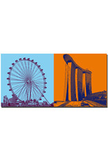 ART-DOMINO® BY SABINE WELZ Singapour - Flyer + Marina Bay Sands