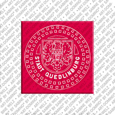 MAGNET-STORIES Quedlinburg – Bodendeckel mit Stadtwappen