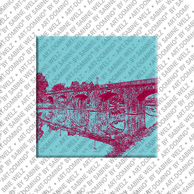 ART-DOMINO® BY SABINE WELZ Saarbrücken - Alte Brücke