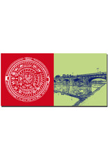 ART-DOMINO® BY SABINE WELZ Saarbrucken - Sewage cover + Old bridge
