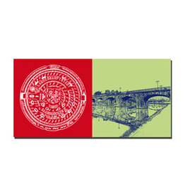 MAGNET-STORIES Picture on canvas - Saarbrucken - 21602