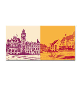 MAGNET-STORIES Leinwandbild - Saarbrücken - 21603